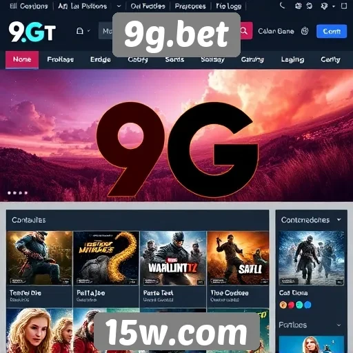 Interface do site 9g.bet é elogiada por usuários
